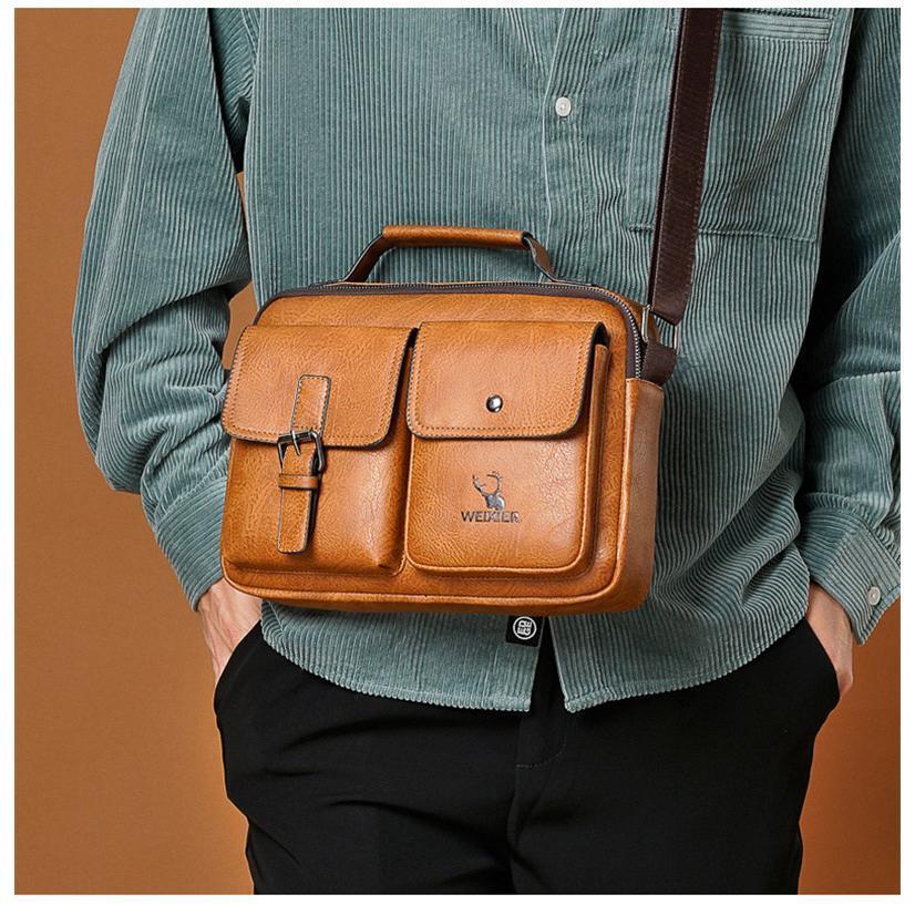 【即納】ワンショルダー バッグ メンズ ウォレット PU メンズ 軽量 男女兼用 レトロ風 ワンシ 斜め掛け 耐摩設計 コンパクト ギフト 収納 【即納】ワンショルダー バッグ メンズ ウォレット PU メンズ 軽量 男女兼用 レトロ風 ワンシ 斜め掛け 耐摩設計 コンパクト ギフト 収納