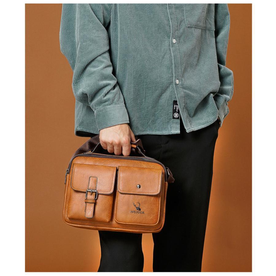 【即納】ワンショルダー バッグ メンズ ウォレット PU メンズ 軽量 男女兼用 レトロ風 ワンシ 斜め掛け 耐摩設計 コンパクト ギフト 収納 【即納】ワンショルダー バッグ メンズ ウォレット PU メンズ 軽量 男女兼用 レトロ風 ワンシ 斜め掛け 耐摩設計 コンパクト ギフト 収納