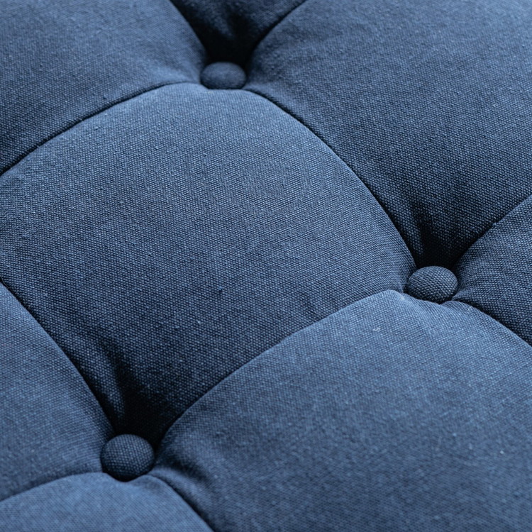 椅子 チェア スツール 丸椅子 おしゃれ 帆布 撥水 円形 丸形 低ホルムアルデヒド 完成品 直径100cm 座面高38cm いす イス