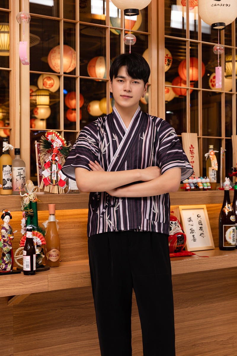 作業服着物スーツ高級レストラン迎賓服和風サービス従業員長袖上着女性