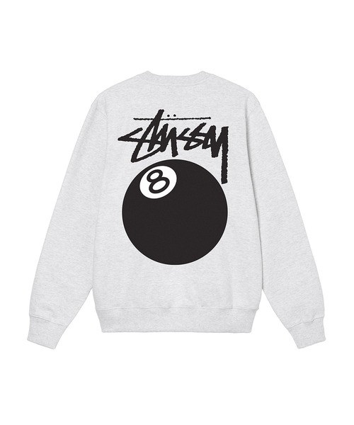 大人気定番STUSSY 8BALL CREWトレーナー パーカー