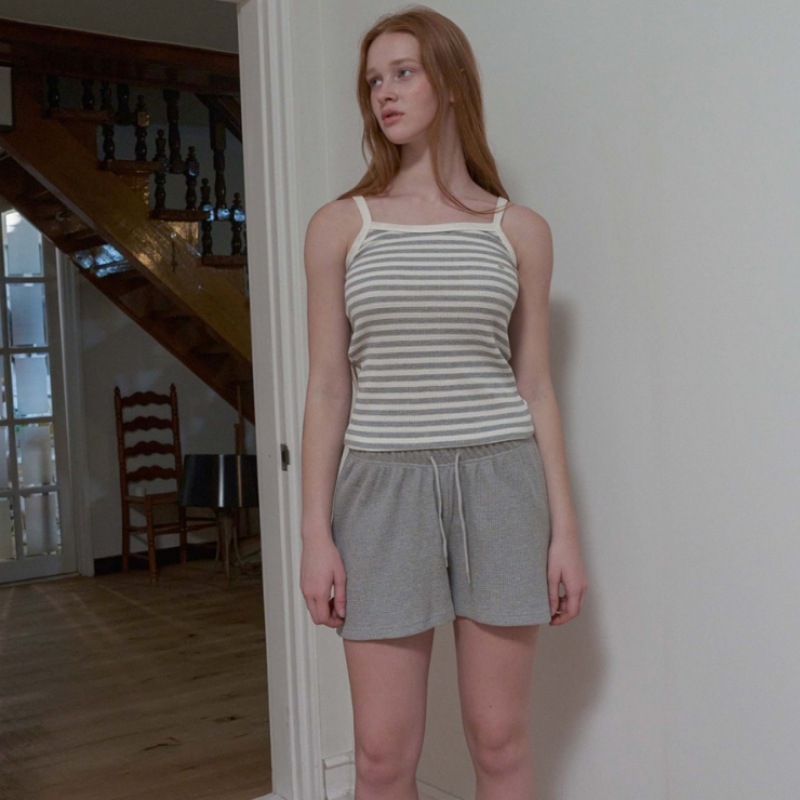 インアクティブワッフルショーツグレー