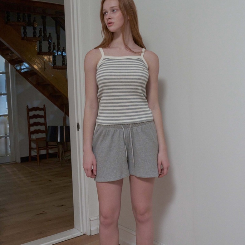 インアクティブワッフルショーツグレー