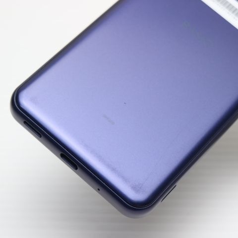 超美品 SHG09 BASIO active ネイビー AU スマホ KYOCERA 即日