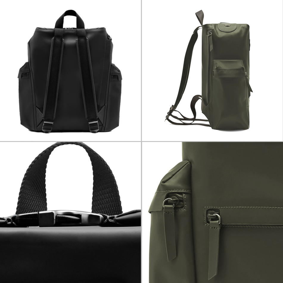 正規品 定番 バッグ オリジナル ラバー レザー バックパック UBB2022LRS ブラック(BLK)ダークオリー 正規品 定番 バッグ オリジナル ラバー レザー バックパック UBB2022LRS ブラック(BLK)ダークオリー