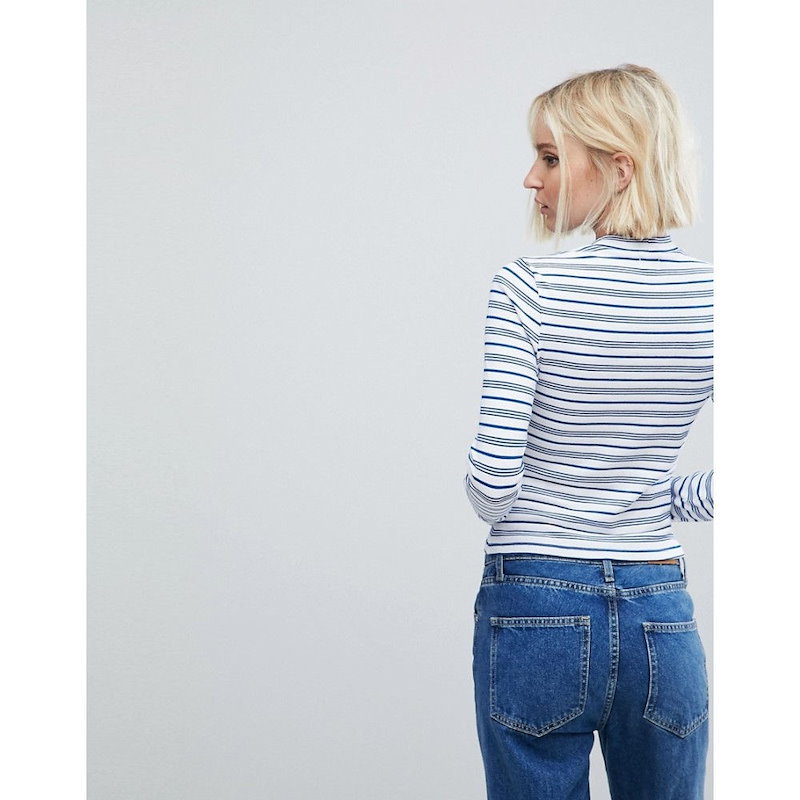 リバーアイランド レディース トップス【River Island Stripe Long Sleeve Top】Stripe リバーアイランド レディース トップス【River Island Stripe Long Sleeve Top】Stripe