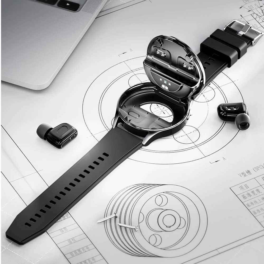 JUSUTEK 2024 最新 スマートウォッチ+TWSイヤホン一体通話機能付 血圧 血中酸素 心拍 開閉式イヤホンボックスを隠す腕時計 NFC機能 軽量 両耳イヤホン iphone&アンドロイド対応 JUSUTEK 2024 最新 スマートウォッチ+TWSイヤホン一体通話機能付 血圧 血中酸素 心拍 開閉式イヤホンボックスを隠す腕時計 NFC機能 軽量 両耳イヤホン iphone&アンドロイド対応