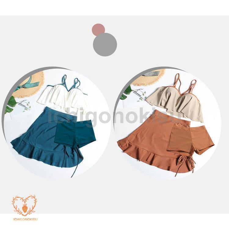 【本日のイベント】水着 レディース 体型カバー 水着 リゾート キャミソール パッド付き セットアップ 40代 大きいサイズ ママ水着 スイムウェア 海水浴 20代 30代 40代 50代