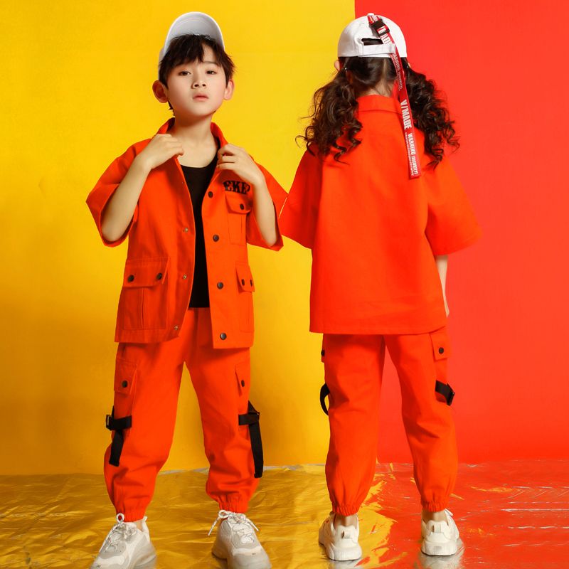 【2113人コレクション】子供用ストリートダンスセット男の子Hiphop少年ヒップホップファッション夏工装服ストリートダンス服男かっこいい女 【2113人コレクション】子供用ストリートダンスセット男の子Hiphop少年ヒップホップファッション夏工装服ストリートダンス服男かっこいい女