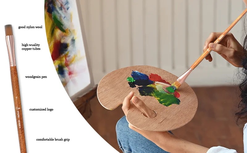 芸術的な絵画のためのブラシのセット,アクリル,油絵,ガッシュ,15個のブラシのセット