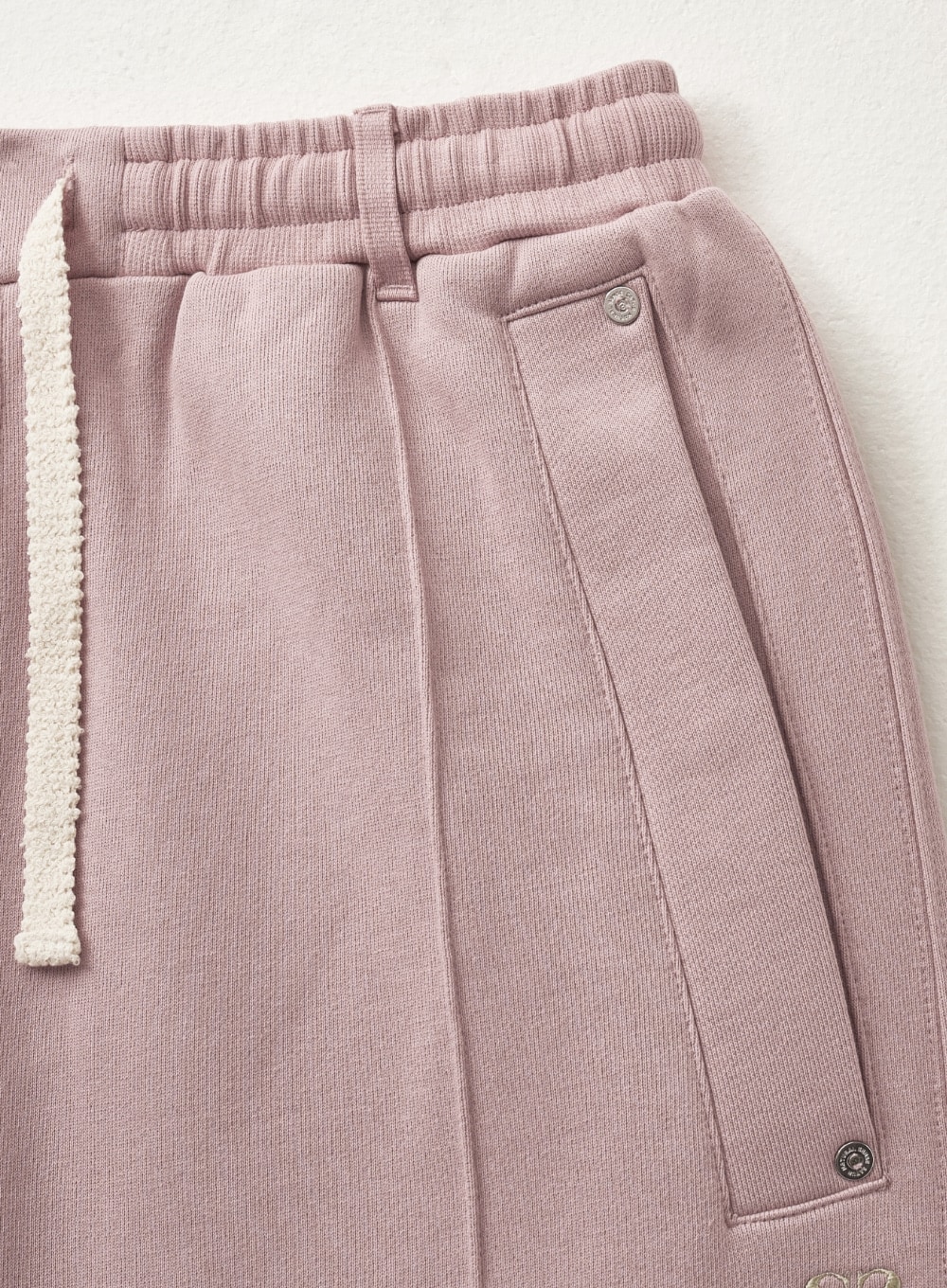 SATUR】 (W) TEO COTTON BANDING SWEATPANTS : VINTAGE ROSE