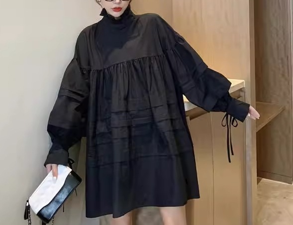 レディース ワンピース プルオーバー シャツワンピ ミニ ショート 膝上 ミドル丈 長袖 ボリューム袖 バルーン袖 ランタンスリーブ スタンドカラー Aライン かわいい シンプル カジュアル おしゃれ レディース ワンピース プルオーバー シャツワンピ ミニ ショート 膝上 ミドル丈 長袖 ボリューム袖 バルーン袖 ランタンスリーブ スタンドカラー Aライン かわいい シンプル カジュアル おしゃれ