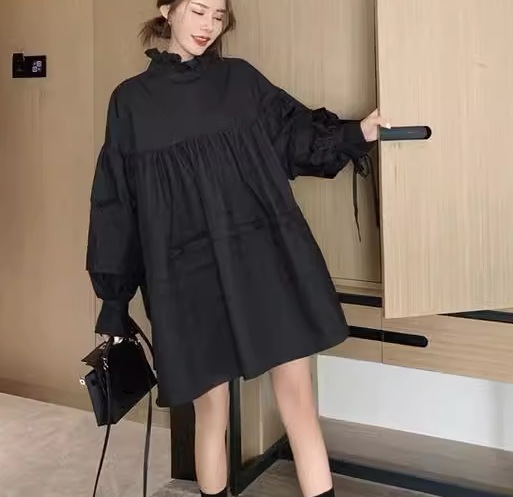 レディース ワンピース プルオーバー シャツワンピ ミニ ショート 膝上 ミドル丈 長袖 ボリューム袖 バルーン袖 ランタンスリーブ スタンドカラー Aライン かわいい シンプル カジュアル おしゃれ レディース ワンピース プルオーバー シャツワンピ ミニ ショート 膝上 ミドル丈 長袖 ボリューム袖 バルーン袖 ランタンスリーブ スタンドカラー Aライン かわいい シンプル カジュアル おしゃれ