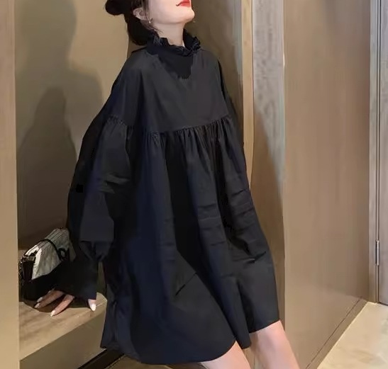 レディース ワンピース プルオーバー シャツワンピ ミニ ショート 膝上 ミドル丈 長袖 ボリューム袖 バルーン袖 ランタンスリーブ スタンドカラー Aライン かわいい シンプル カジュアル おしゃれ レディース ワンピース プルオーバー シャツワンピ ミニ ショート 膝上 ミドル丈 長袖 ボリューム袖 バルーン袖 ランタンスリーブ スタンドカラー Aライン かわいい シンプル カジュアル おしゃれ