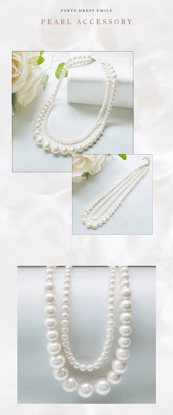 FOXEY パールネックレス 2連　ヴィンテージ　結婚式　フォーマル　パーティ RUIRUE BOUTIQUE ネックレス お呼ばれ 結婚式 パーティー ドレス
