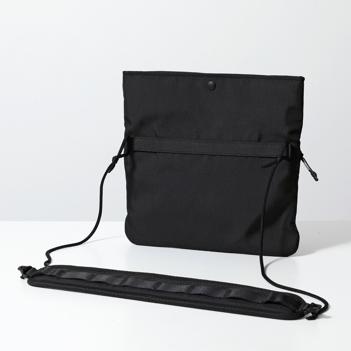 Moncler Unisex Leather Shoulder Bag Crossbody Black