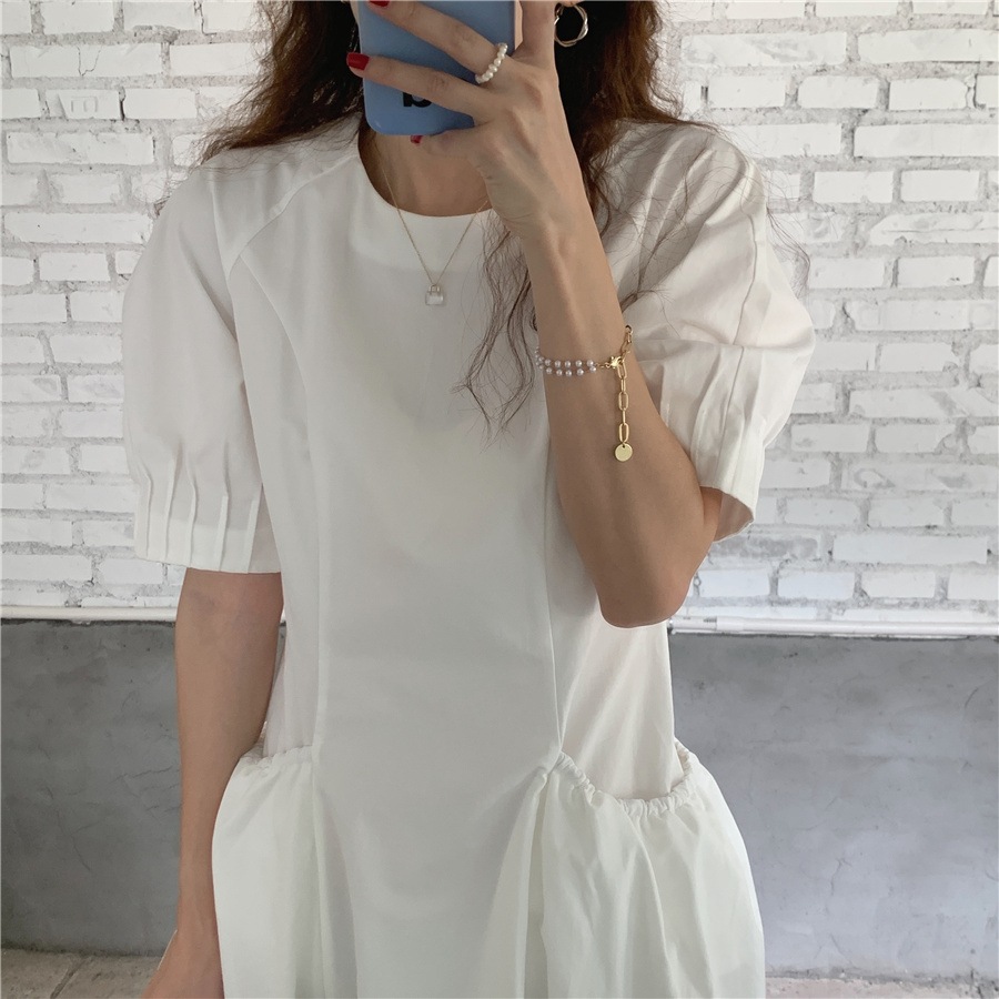 ワンピース 半袖 春 夏 きれいめ カジュアル かわいい ロング aライン Aライン フレア ワンピドレス フレアスカート ロング ロング丈 アンクル丈 7分丈 ミディアム丈 ミドル丈 レギュラー丈