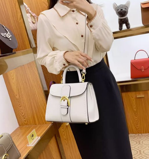 ハンドバッグ レディース バッグ 鞄 かばん ショルダーバッグ 2WAY 肩掛けバッグ 斜め掛けバッグ きれいめ エレガント カジュアル お出かけ おしゃれ 合成皮革 スタイリッシュ ファッション