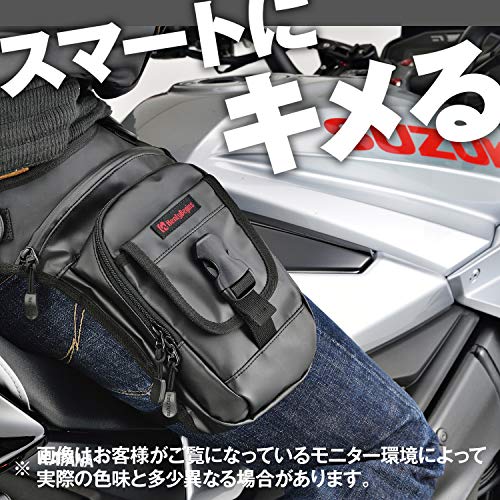 ヘンリービギンズ(Henly Begins) デイトナ バイク用 レッグバッグ 1L ターポリン 長 ヘンリービギンズ(Henly Begins) デイトナ バイク用 レッグバッグ 1L ターポリン 長