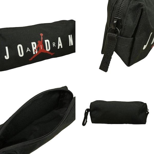 AIR JORDAN JUMPMAN エアジョーダン リュック　ブラック　刺繍 Qoo10] ジョーダン ジョーダン リュック バックパック ナイ