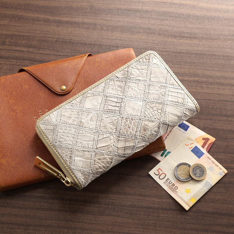 ヒマラヤクロコダイルレザー長財布 ネコポス対応 ヒマラヤクロコダイルレザー長財布 ネコポス対応