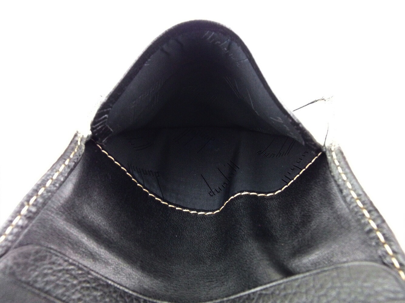 カードケース 名刺入れ ロゴプレート ブラック ゴールド 中古