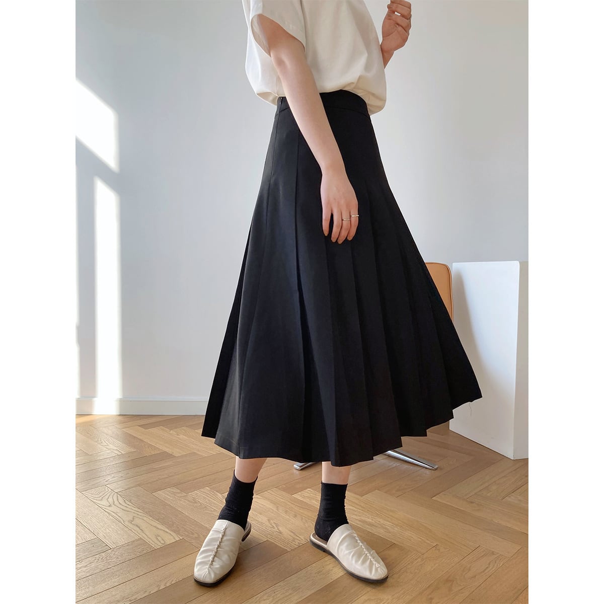 プリーツ スカート ロング スカート マキシ スカート ボトムス ハイ ウエスト Aライン ミモレ 丈 マキシ丈 ゆったり オフィス スタイル エレガント スタイル カジュアル スタイル ラウンジ l プリーツ スカート ロング スカート マキシ スカート ボトムス ハイ ウエスト Aライン ミモレ 丈 マキシ丈 ゆったり オフィス スタイル エレガント スタイル カジュアル スタイル ラウンジ l