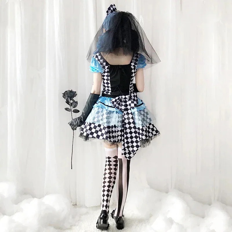 ハロウィン 衣装 大人 アリス メイド人 吸血鬼 ピエロ服装 ロリー lolita プリンセスワンピース