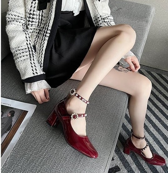 レディース ハイヒール ストラップ シューズ ヒール 5.5cmヒール チャンキーヒール 太ヒール ストラップ PU ビジュー パール フォーマル かっこいい カジュアル 大人 流行り 上品 きれいめ レディース ハイヒール ストラップ シューズ ヒール 5.5cmヒール チャンキーヒール 太ヒール ストラップ PU ビジュー パール フォーマル かっこいい カジュアル 大人 流行り 上品 きれいめ