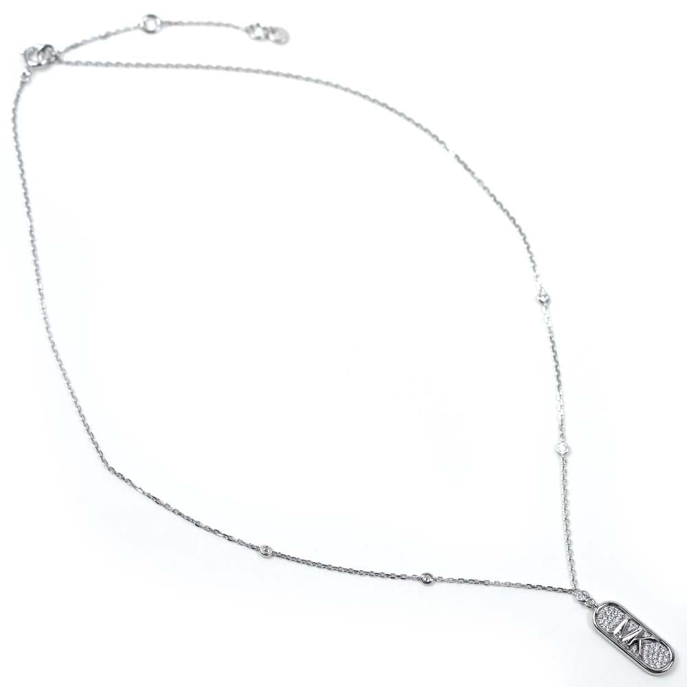 マイケルコース ネックレス ペンダント レディース アクセサリー スターリングシルバー MICHAEL KORS MKC1729CZ040 マイケルコース ネックレス ペンダント レディース アクセサリー スターリングシルバー MICHAEL KORS MKC1729CZ040