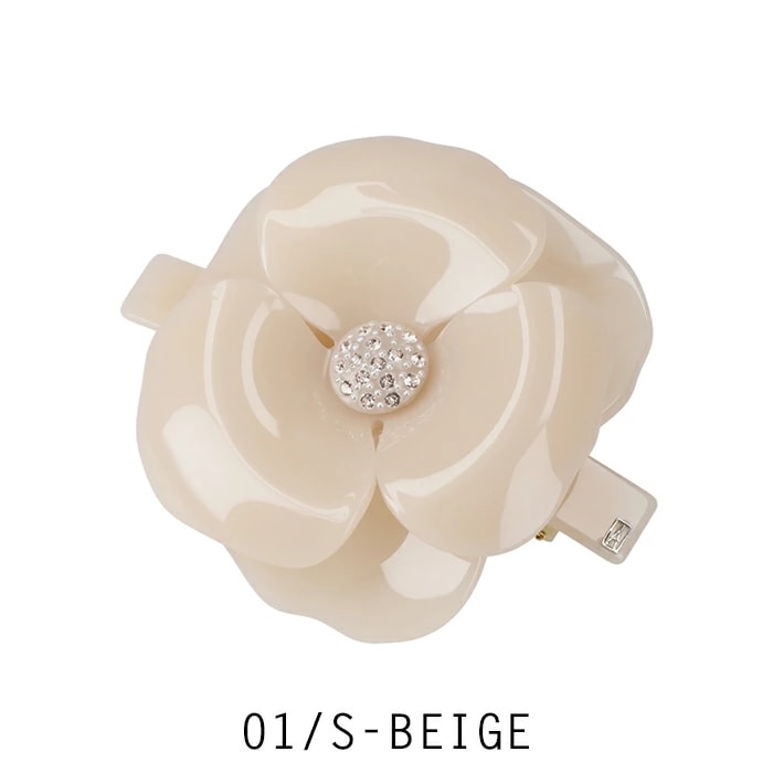 アレクサンドル ドゥ パリ バレッタ カメリアバレッタ 8cm ヘア