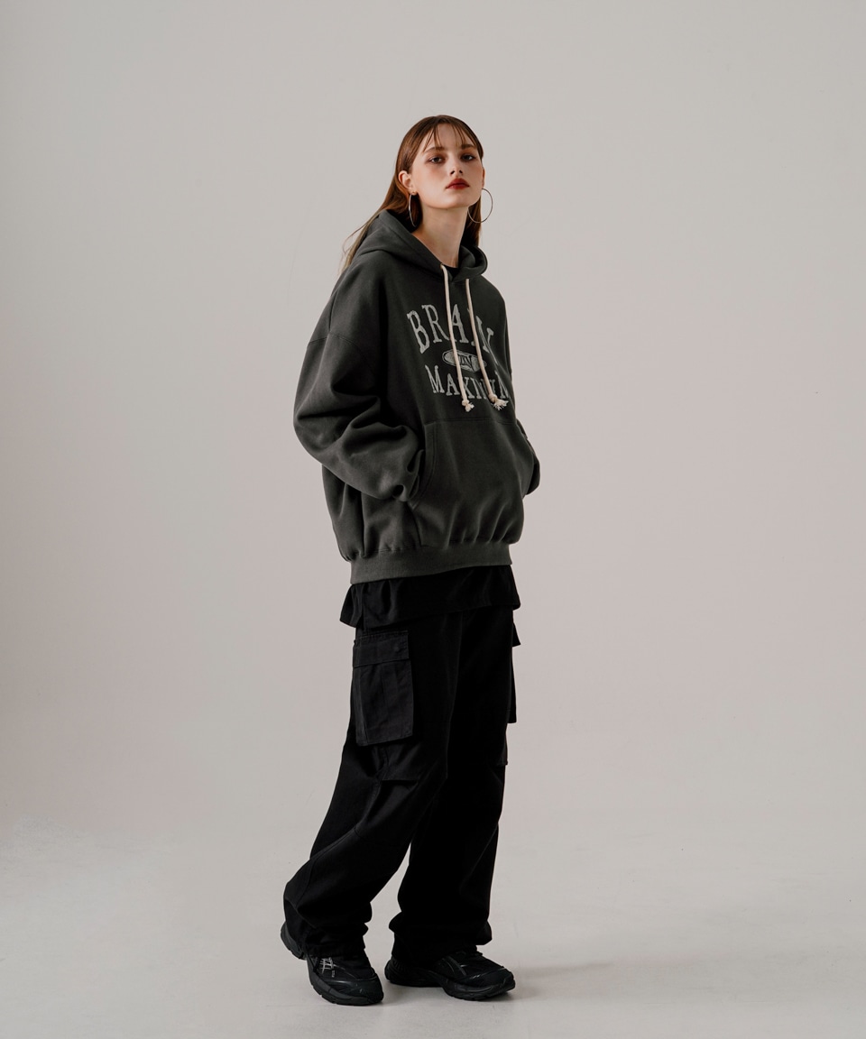 EZKATON] Brain Line Brushed Hoodie パーカー