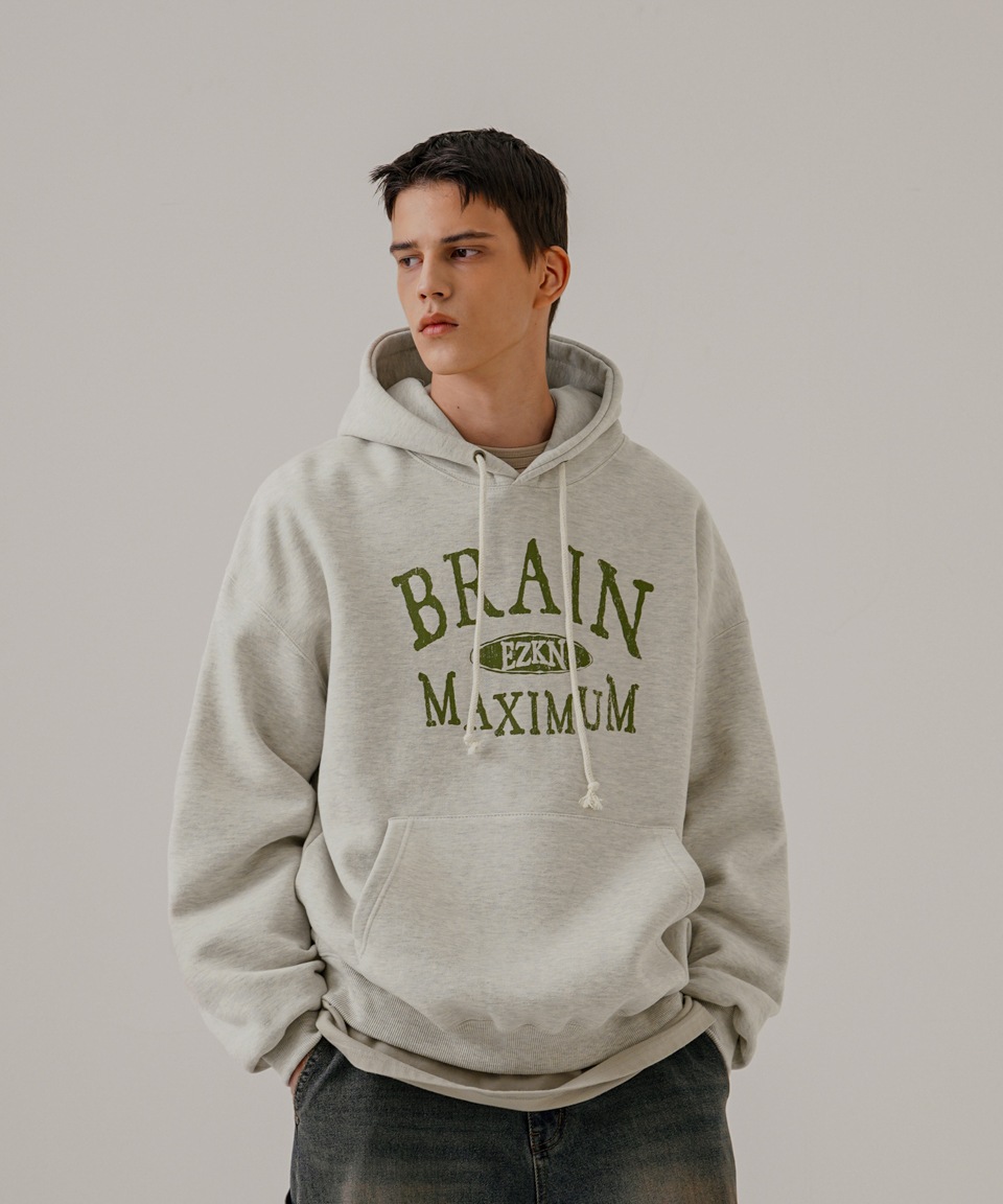 EZKATON] Brain Line Brushed Hoodie パーカー