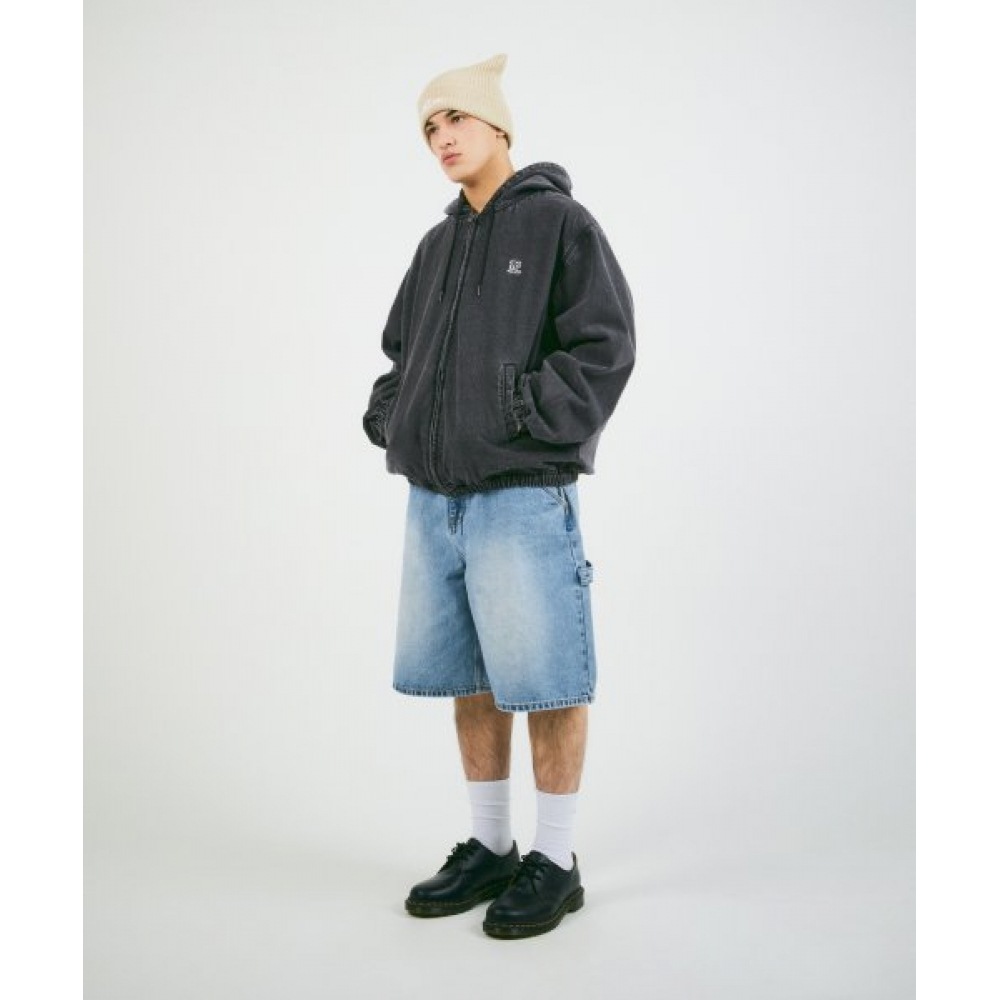 LMC (LMC) ゴシックデニムパーカージャケットブラック