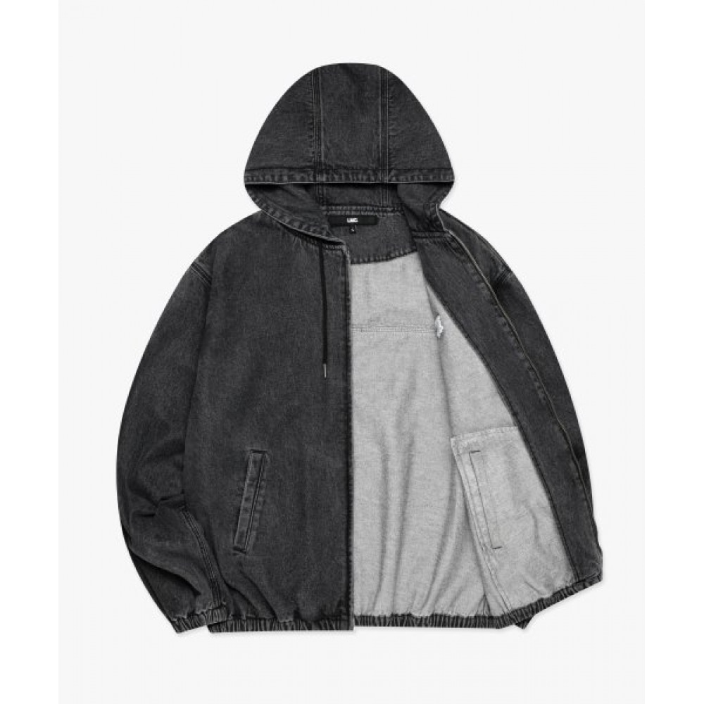LMC (LMC) ゴシックデニムパーカージャケットブラック