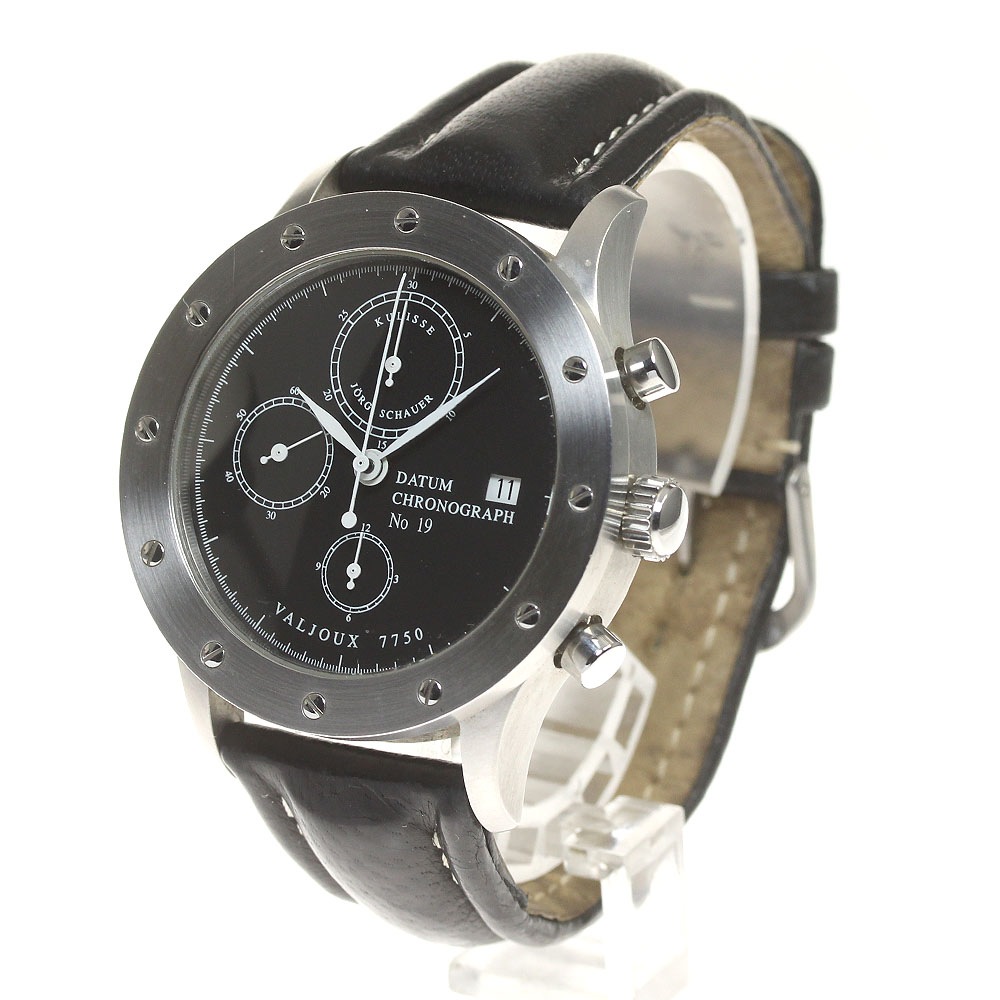 ヨルグシャウアー JORG SCHAUER エディション8 クロノグラフ 自動巻き メンズ _826045【中古】