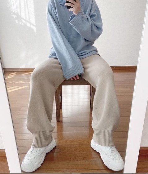 Cashmere Lounge Pants_Beige