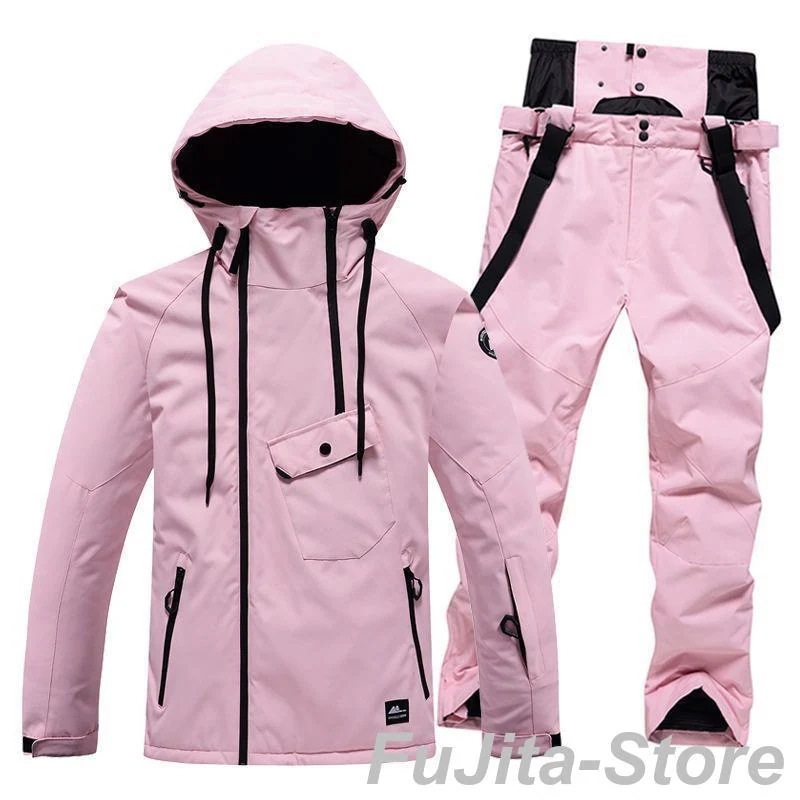スキーウェア スノーボードウェア 上下セット 無地 ユニセックス