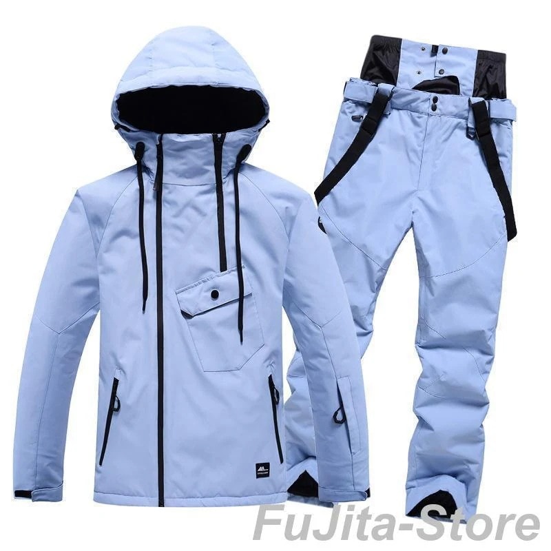 スキーウェア スノーボードウェア 上下セット 無地 ユニセックス