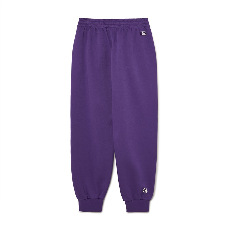 MLBバシティロゴ起毛ジョガーパンツNY（Violet）