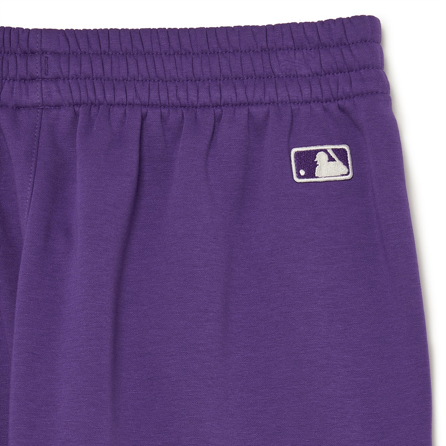 MLBバシティロゴ起毛ジョガーパンツNY（Violet）
