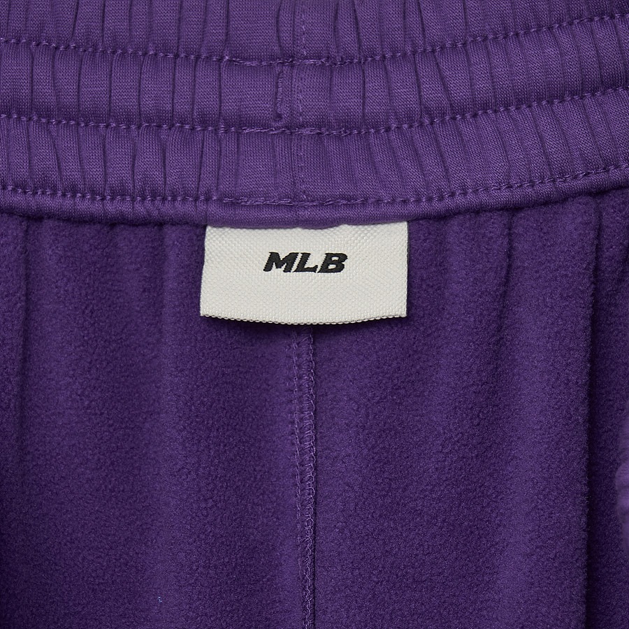MLBバシティロゴ起毛ジョガーパンツNY（Violet）