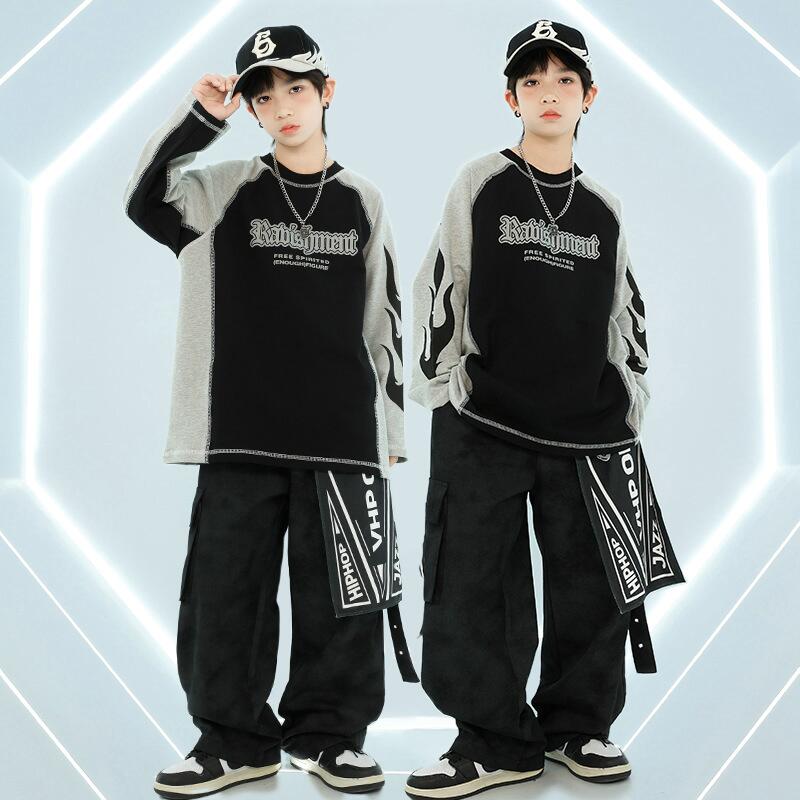 【2枚購入で1oo円OFF】トップス カーゴパンツ キッズ ダンス衣装 セットアップ 上下セット おしゃれ 女子 男子 子供 かっこいい カジュアル ダンスウエア ヒップホップ ジャズダンス 演出会 【2枚購入で1oo円OFF】トップス カーゴパンツ キッズ ダンス衣装 セットアップ 上下セット おしゃれ 女子 男子 子供 かっこいい カジュアル ダンスウエア ヒップホップ ジャズダンス 演出会