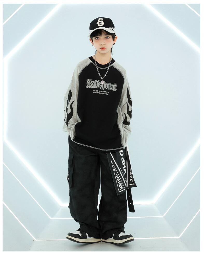 【2枚購入で1oo円OFF】トップス カーゴパンツ キッズ ダンス衣装 セットアップ 上下セット おしゃれ 女子 男子 子供 かっこいい カジュアル ダンスウエア ヒップホップ ジャズダンス 演出会 【2枚購入で1oo円OFF】トップス カーゴパンツ キッズ ダンス衣装 セットアップ 上下セット おしゃれ 女子 男子 子供 かっこいい カジュアル ダンスウエア ヒップホップ ジャズダンス 演出会