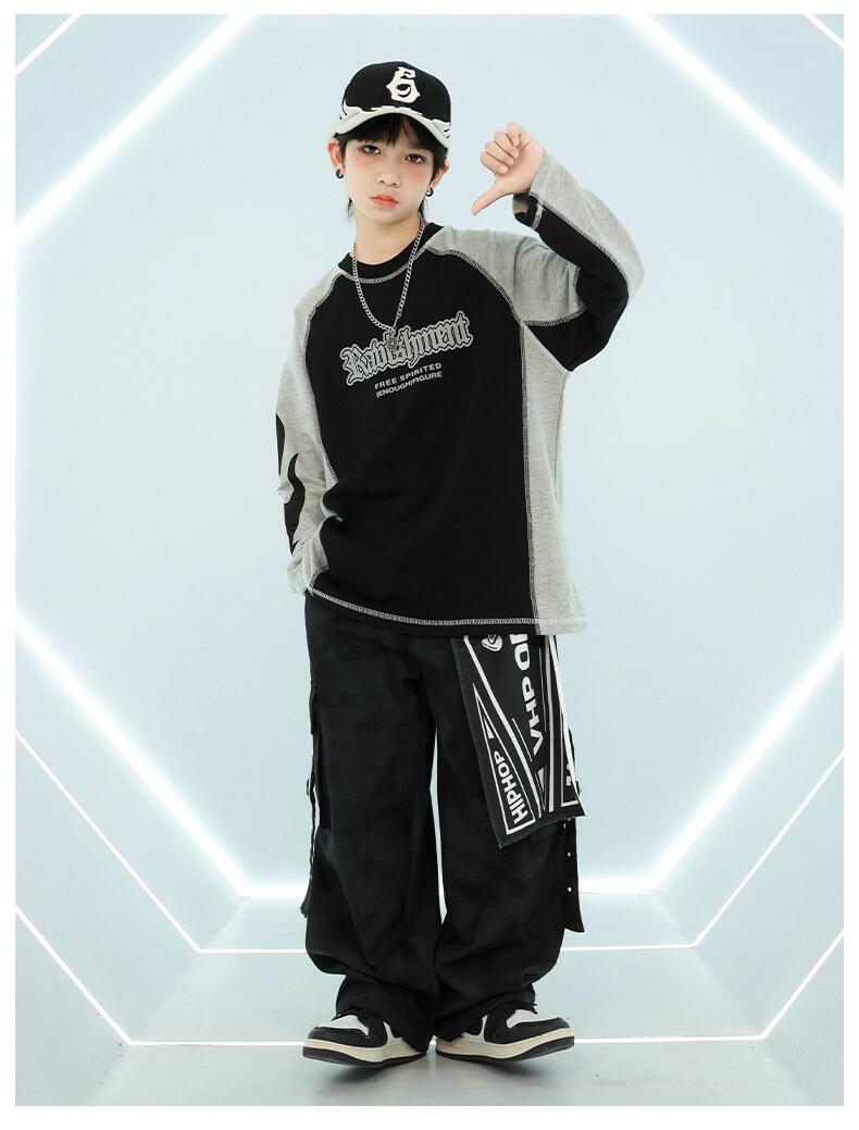 【2枚購入で1oo円OFF】トップス カーゴパンツ キッズ ダンス衣装 セットアップ 上下セット おしゃれ 女子 男子 子供 かっこいい カジュアル ダンスウエア ヒップホップ ジャズダンス 演出会 【2枚購入で1oo円OFF】トップス カーゴパンツ キッズ ダンス衣装 セットアップ 上下セット おしゃれ 女子 男子 子供 かっこいい カジュアル ダンスウエア ヒップホップ ジャズダンス 演出会