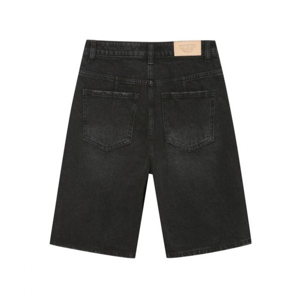 [25SS] エッセンシャルデニムバミューダブラックHSPA5B481BK