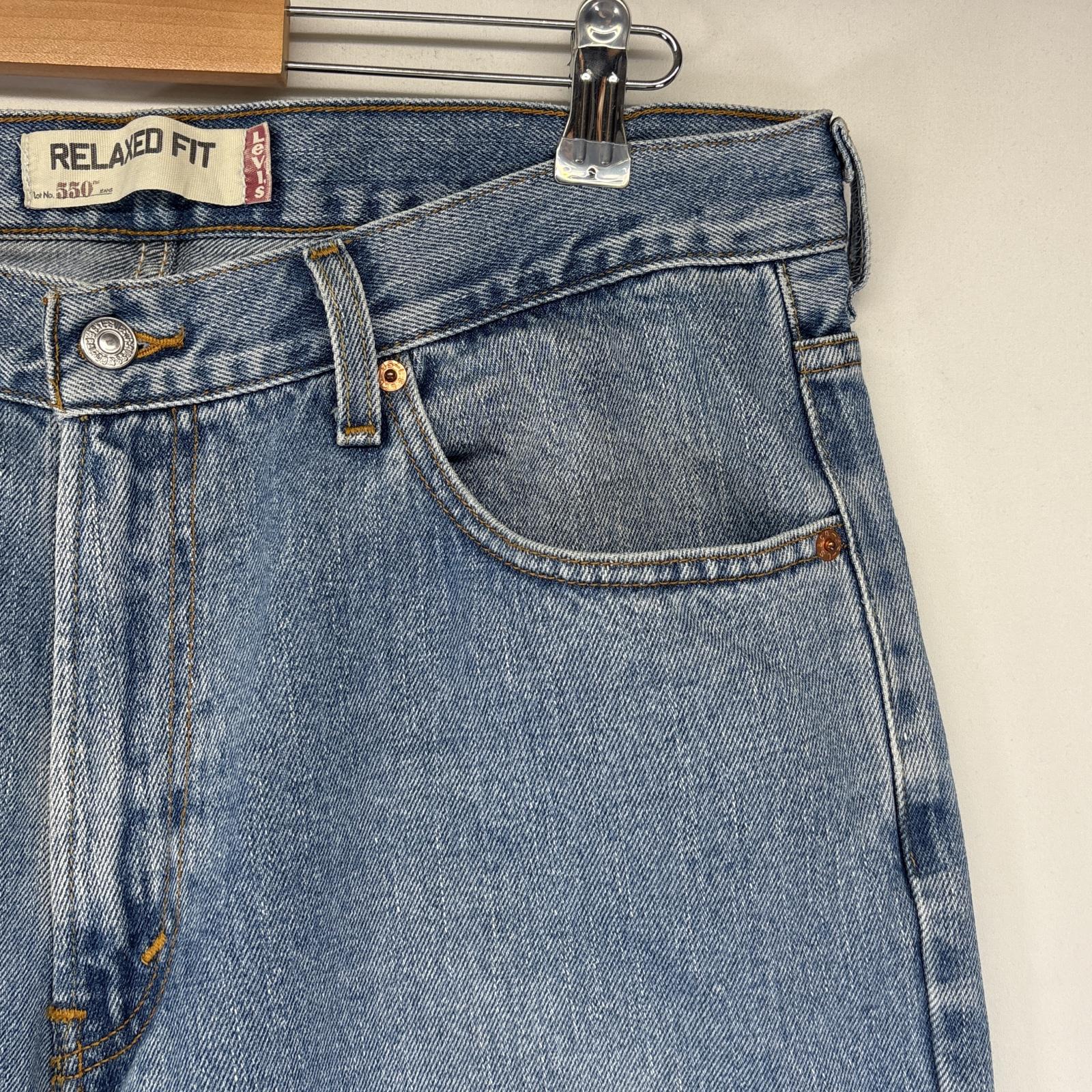 古着 デニムパンツ 550 テーパード ジーンズ ジーパン 5ポケット 長ズボン ジップ w36 L30 ブルー メンズ 古着 デニムパンツ 550 テーパード ジーンズ ジーパン 5ポケット 長ズボン ジップ w36 L30 ブルー メンズ