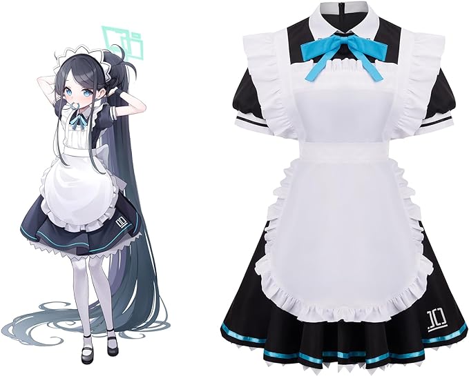 天童アリス コスプレ衣装 メイド服 7点セット ブルアカ コスプレ アリス ブルーアーカイブ 天童アリス 制服コスプレ jkコスプレ