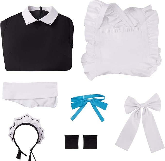 天童アリス コスプレ衣装 メイド服 7点セット ブルアカ コスプレ アリス ブルーアーカイブ 天童アリス 制服コスプレ jkコスプレ