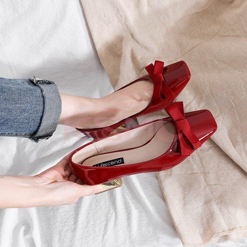 パンプス 痛くない ローヒール ぺたんこ 柔らかい 歩きやすい ヒール なし オフィス 通勤 おしゃれ フラットシュー